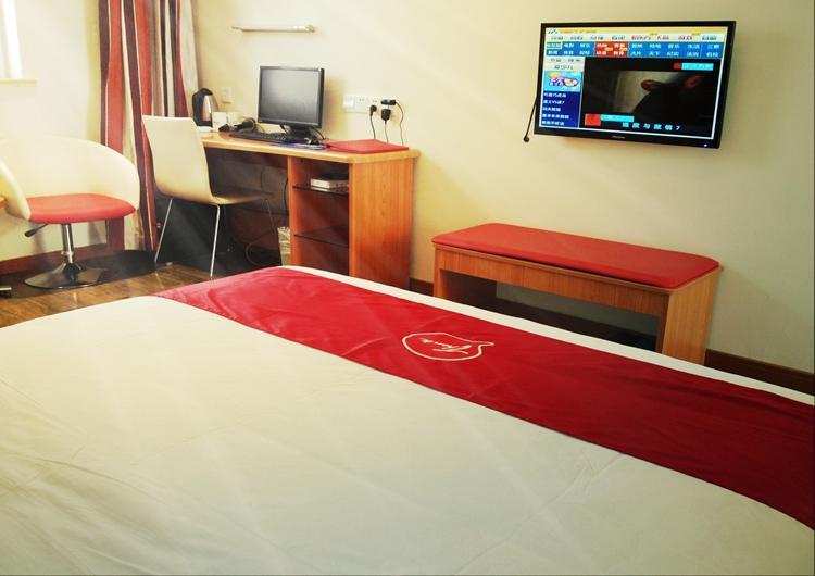Thank Inn Chain Hotel Shanxi Shangluo Shanyang Nanxin Street Zewnętrze zdjęcie